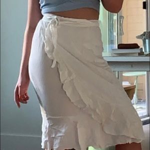 Sim & Sam / Flowy Midi Skirt / Size M